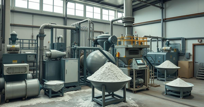 Talco industrial &eacute; essencial para diversas aplica&ccedil;&otilde;es; descubra suas vantagens e usos no mercado