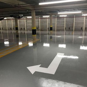 Pintura epoxi para estacionamento
