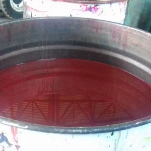 Tinta de serigrafia para plástico